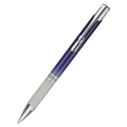 Ручка металлическая Britney градиент, тёмно-синий