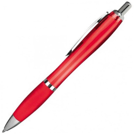 Ручка шариковая, пластиковая, красная, Moscow